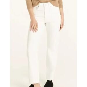 J. Crew Slim Boyfriend Jeans White Denim size 30